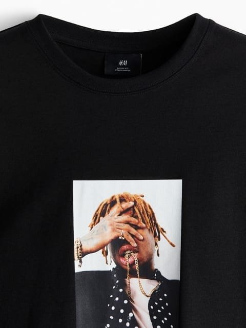 H&M Loose Fit Printed T-Shirt