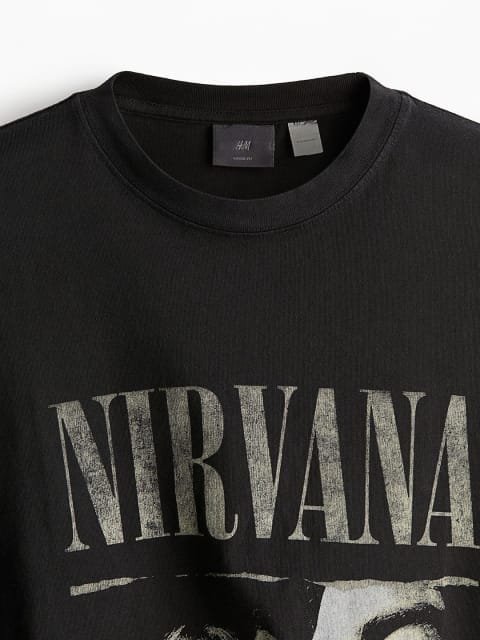 H&M Loose Fit Printed T-Shirt