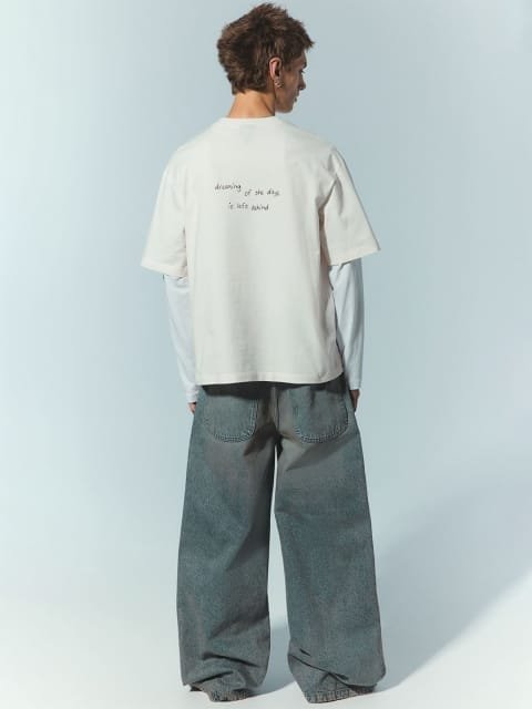H&M Loose Fit Printed T-Shirt