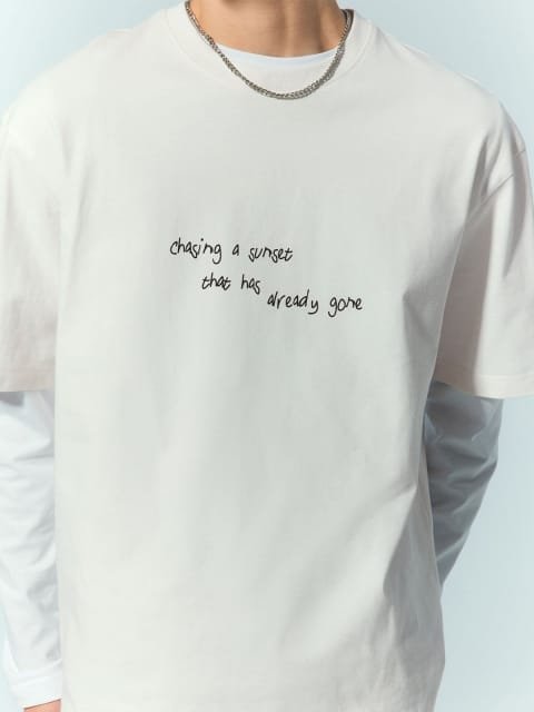 H&M Loose Fit Printed T-Shirt
