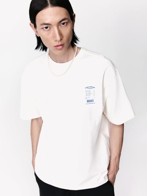 H&M Loose Fit Printed T-shirt