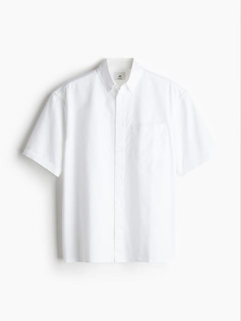 H&M Loose Fit Pure Cotton Oxford Shirt