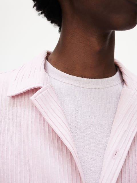 H&M Loose Fit Textured Resort Shirt