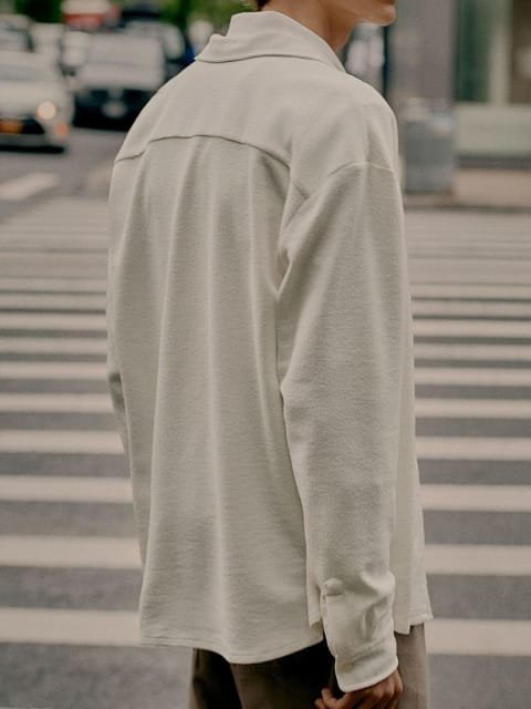 H&M Loose Fit Textured Shirt