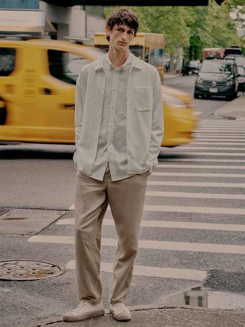 H&M Loose Fit Textured Shirt