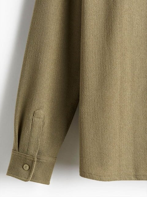 H&M Loose Fit Textured Shirt