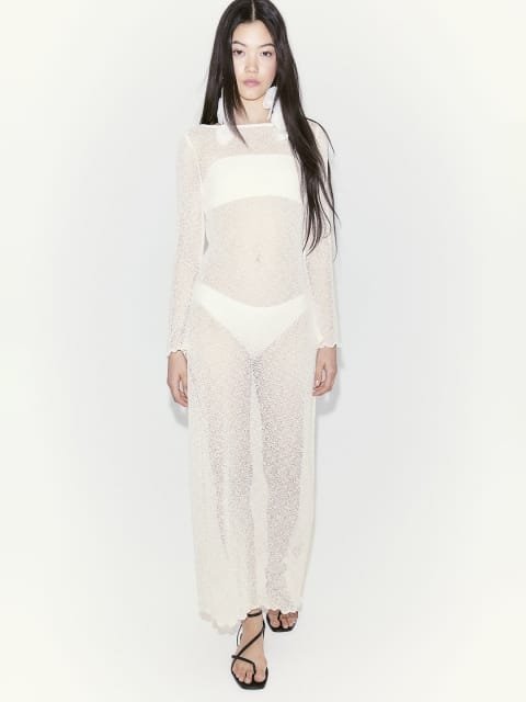 H&M Low-Back Knitted Bodycon Dress