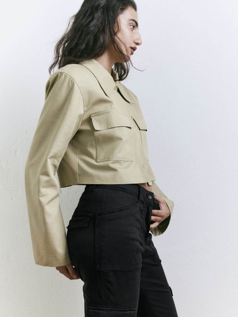 H&M Lyocell-Blend Cargo Trousers