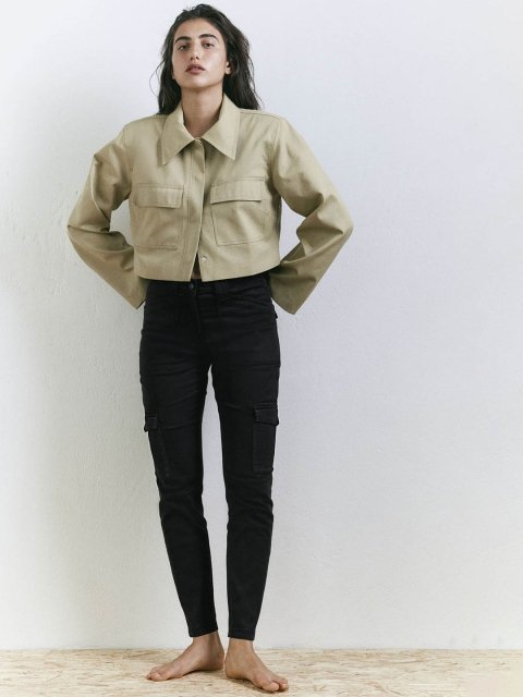 H&M Lyocell-Blend Cargo Trousers