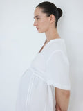 H&M Mama Linen-Blend Tunic Dresses