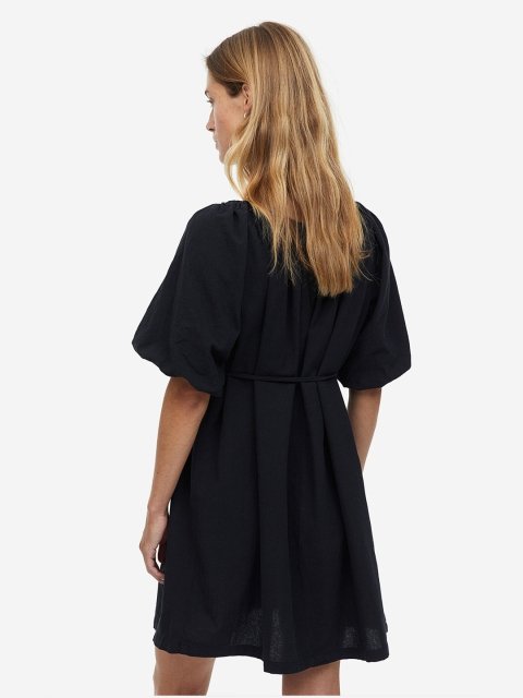 H&M MAMA Off-The-Shoulder Cotton Dress