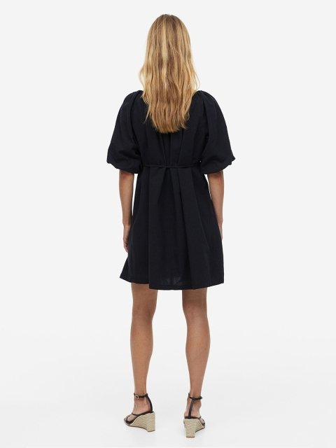 H&M MAMA Off-The-Shoulder Cotton Dress