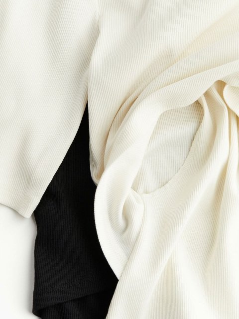 H&M MAMA Pack Of 2 Before & After Nursing Tops