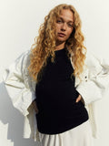 H&M MAMA Ribbed Jersey Top