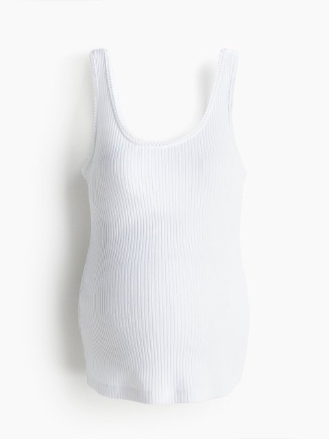 H&M MAMA Ribbed Vest Top