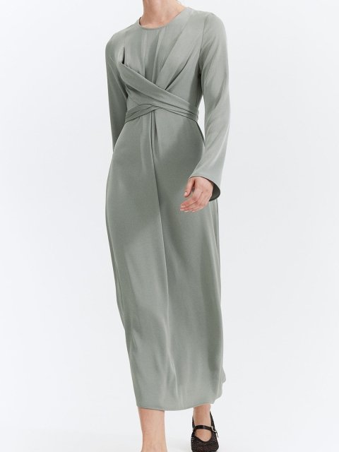 H&M MAMA Satin Nursing Dress
