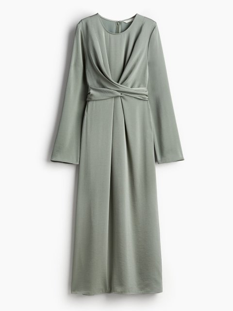 H&M MAMA Satin Nursing Dress