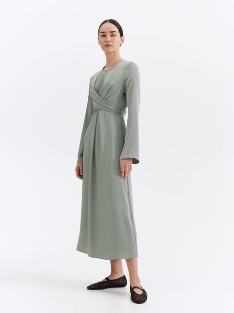 H&M MAMA Satin Nursing Dress