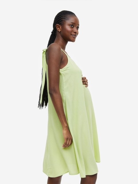 H&M MAMA Tie-Detail Dress
