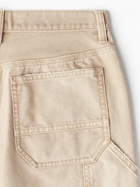 H&M Men Baggy Fit Carpenter Trousers