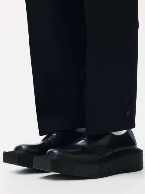 H&M Men Belted Wool Trousers