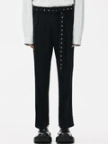 H&M Men Belted Wool Trousers