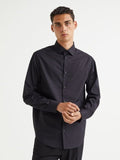 H&M Men Black COOLMAX Regular Fit Shirt