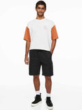 H&M Men Black Regular Fit Cotton Cargo Shorts