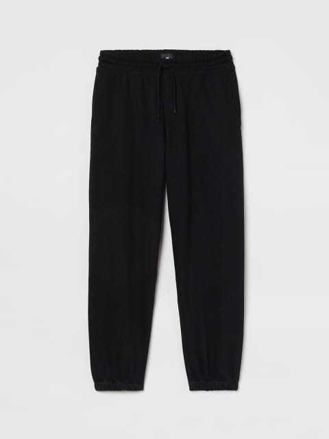 H&M Men Black Regular Fit Joggers