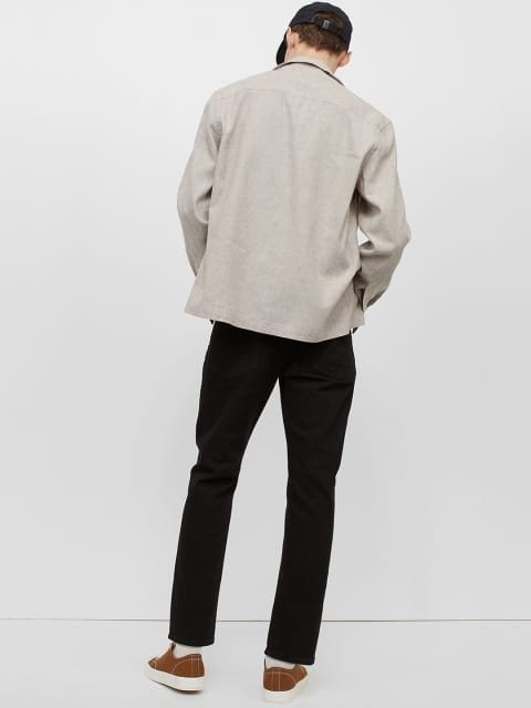 H&M Men Black Regular Jeans