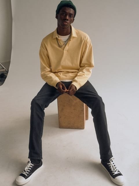 H&M Men Black Regular Jeans