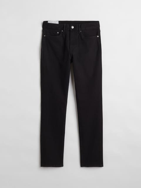 H&M Men Black Slim Jeans