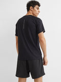 H&M Men Black Solid Fast-Drying Sports Shorts