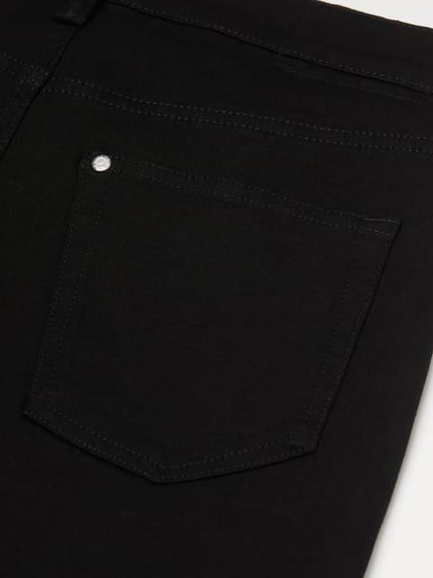 H&M Men Black Solid Skinny Jeans