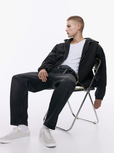 H&M Men Cotton Loose Jeans
