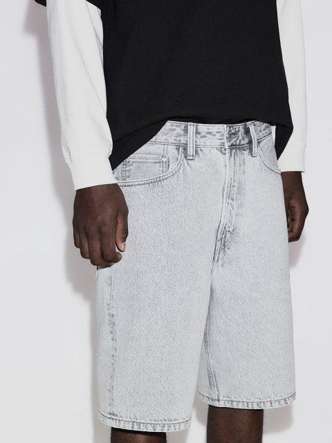 H&M Men Cotton Relaxed Denim Shorts