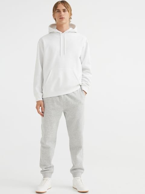 H&M Men Grey 2-Pack Regular Fit Joggers