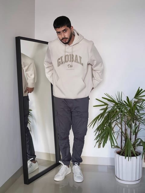 H&M Men Grey Cargo Joggers