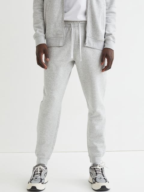 H&M Men Grey Regular Fit Joggers