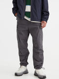 H&M Men Grey Regular Fit Ripstop Cargo Trousers