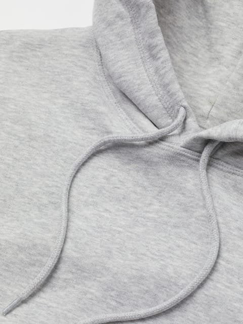 H&M Men Grey Relaxed Fit Hoodie