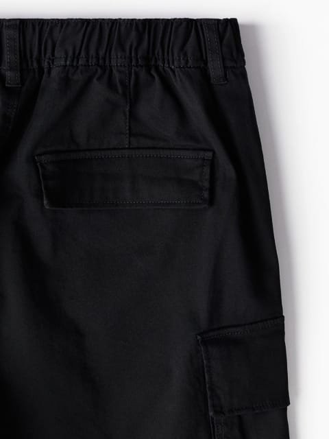 H&M Men High-Rise Relaxed Fit Cargo Trousers