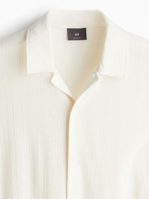 H&M Men Lightweight Lace Shirt