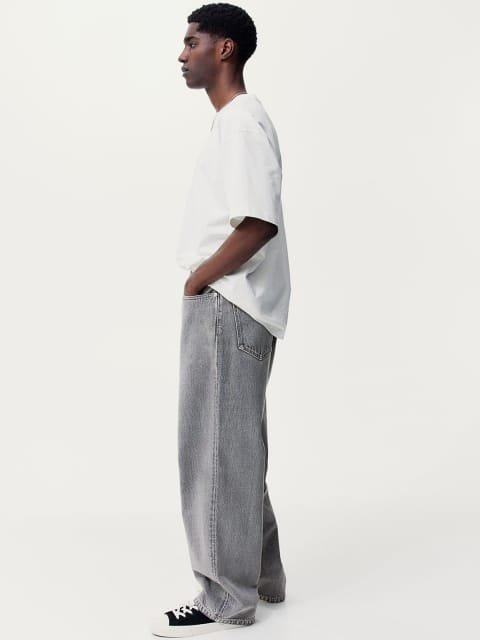 H&M Men Mid Rise Pure Cotton Jeans