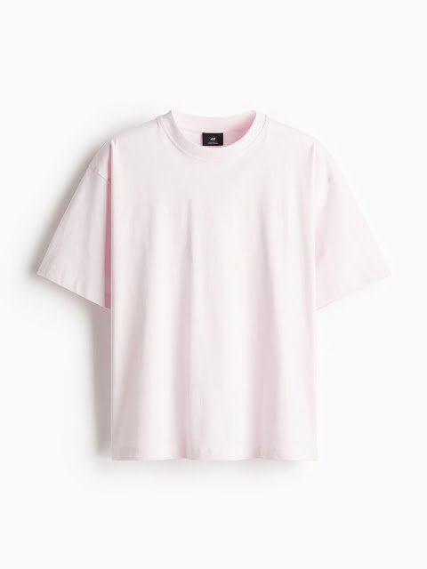 H&M Men Oversized Fit Cotton T-shirt