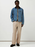 H&M Men Pure Cotton Baggy Canvas Trousers