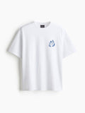 H&M Men Pure Cotton Loose Fit Printed T-shirt