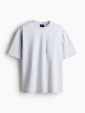 H&M Men Pure Cotton Loose Fit Washed T-shirt