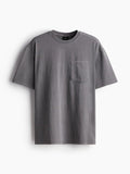 H&M Men Pure Cotton Loose Fit Washed T-shirt