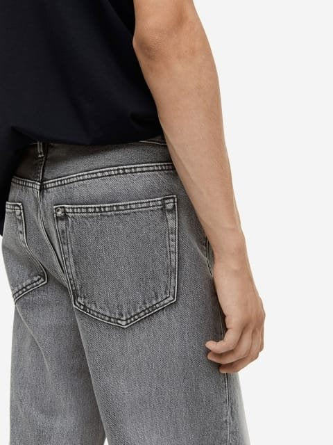 H&M Men Pure Cotton Loose Jeans